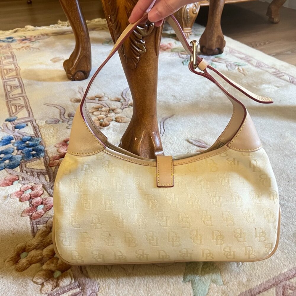 Dooney & Bourke Signature DB Canvas Hobo | Retail Line